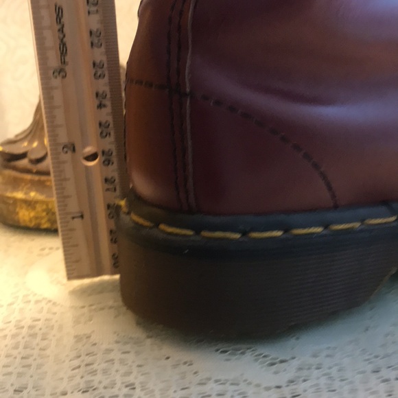 Vintage 90’s dark cherry Dr. Martens boots - Picture 10 of 12